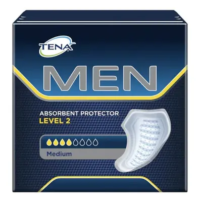 Tena Men - Protezione Assorbente per Perdite Urinarie Livello 2, 10 Protezioni