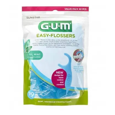 Filo interdentale al gusto di menta Easy Flossers, 90 pezzi, Sunstar Gum