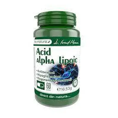 Acido alfa lipoico, 60 capsule, Pro Natura