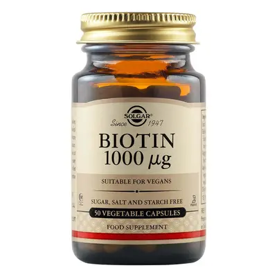 Biotina 1000 mcg, 50 capsule, Solgar