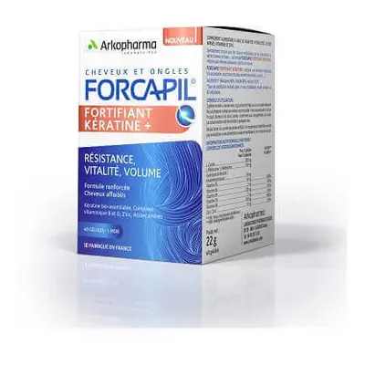 Forcapil cheratina fortificante, 60 capsule vegetali, Arkopharma