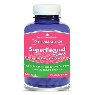 SuperFercund Donna, 120 capsule, Herbagetica