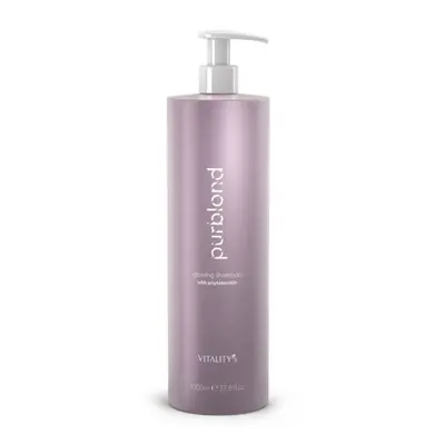 Shampoo per capelli biondi Vitality's PurBlond Glowing Shampoo 1000ml