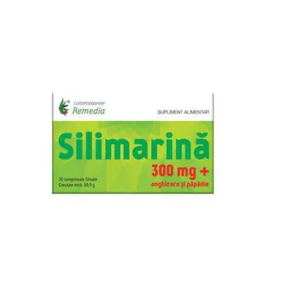 Silimarina, 300 mg, 30 compresse rivestite con film, Remedia