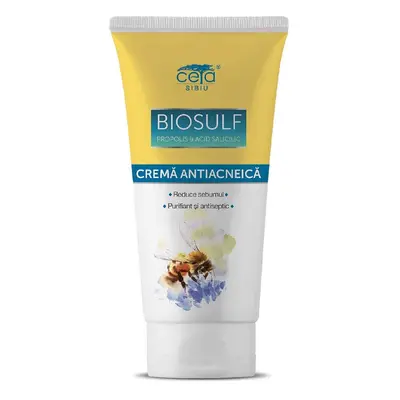 Crema anti-acne con propoli biozolfo e acido salicilico Ceta, 50 ml, Plafar