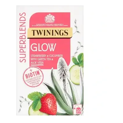 Superblends Glow tisana, 18 bustine di tè, Twinings