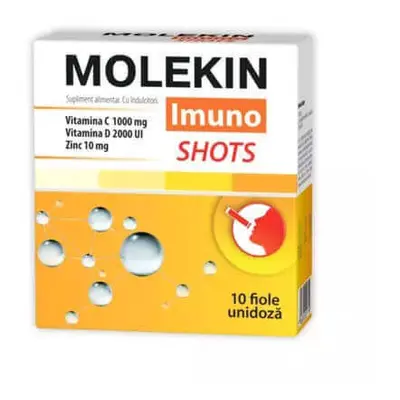 Molekin Immuno Shots, 10 fiale, schiacciate