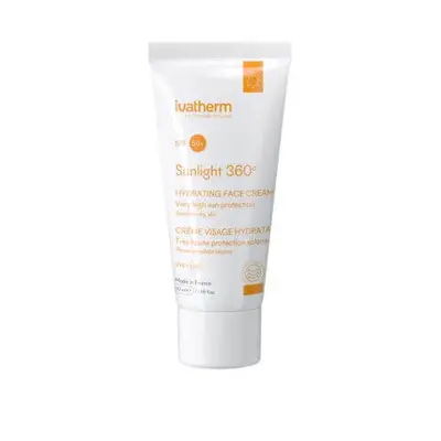 Crema viso idratante con protezione solare SPF 50+ Sunlight, 50 ml, Ivatherm