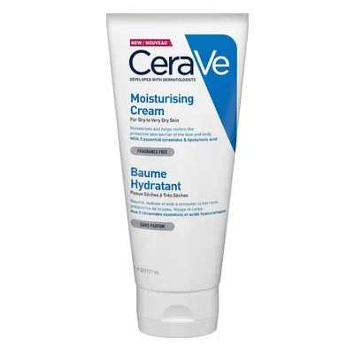 CeraVe Crema Corpo Idratante Pelle Molto Secca, 177 ml