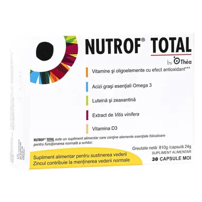 Nutrof Total Integratore Vista, 30 capsule molli, Thea