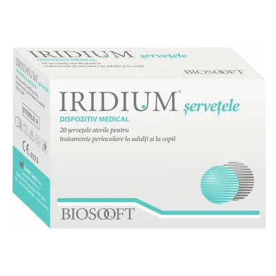 Iridium, Garze Oculari Sterili Monouso, 20 pezzi, Bio Sooft Italia