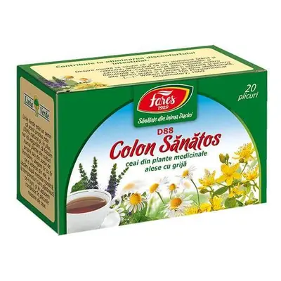 Tè sano al colon, D88, 20 bustine, Fares