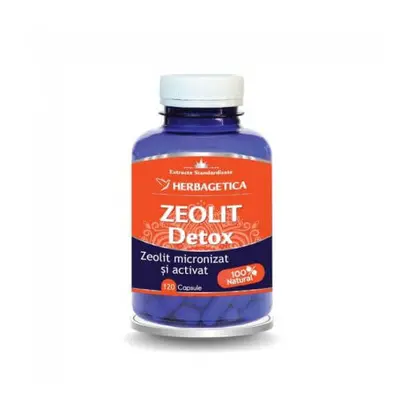 Zeolit Detox, 120 capsule, Herbagetica