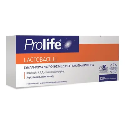 Prolife Lactobacilli, 7 fiale x 8 ml, Zeta Pharmaceutici