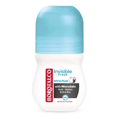 Deodorante roll-on Invisible Fresh, 50 ml, Borotalco