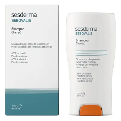 Shampoo-trattamento per capelli con tendenza seborroica Sebovalis, 200 ml, Sesderma