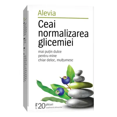 Tè per la normalizzazione della glicemia, 20 bustine, Alevia