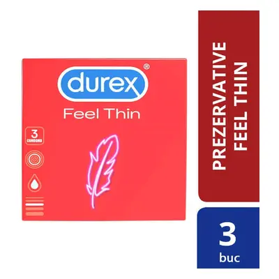 Preservativi Feel Thin, 3 pezzi, Durex