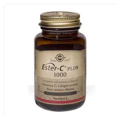 Ester-C Plus 1000 Integratore Alimentare, 30 tavolette, Solgar