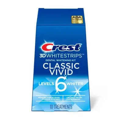 Strisce sbiancanti per denti 3D White Whitestrips Vivid, 20 strisce, Crest