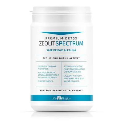 Sale da bagno alcalino Zeolit ​​Spectrum, 800 g, Novo Biomedics