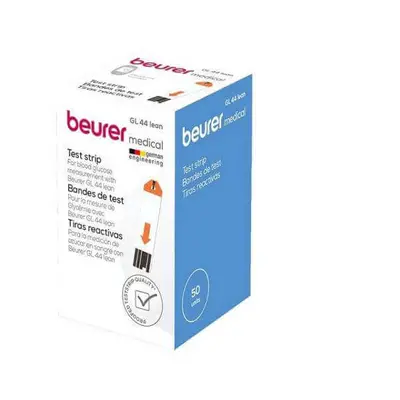 Test del glucosio GL44, 50 pezzi, Beurer