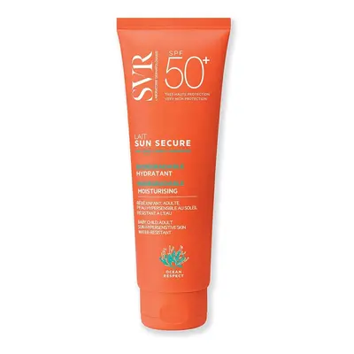 SVR Sun Secure - Lait SPF50+ Latte Viso e Corpo Idratante Biodegradabile, 250ml