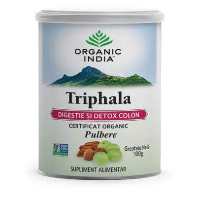 Triphala Digestion and Colon Detox, 100 g, Organic India