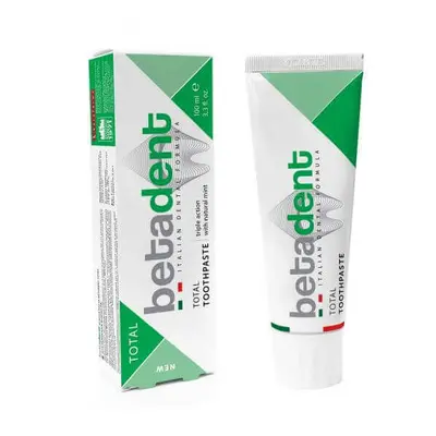 Dentifricio Betadent Total, 100 ml, Betafarma