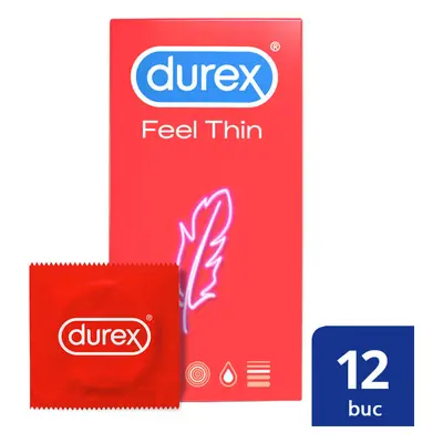 Preservativi Feel Thin, 12 pezzi, Durex