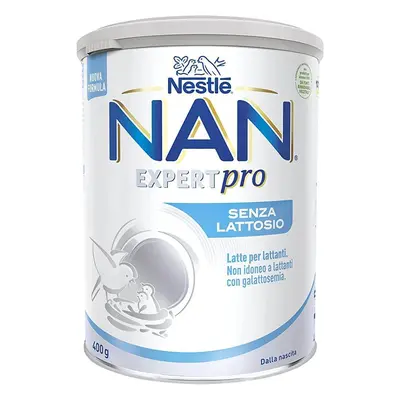 NAN Expert Pro Senza Lattosio, Latte per Lattanti in polvere, 400 g, Nestlé