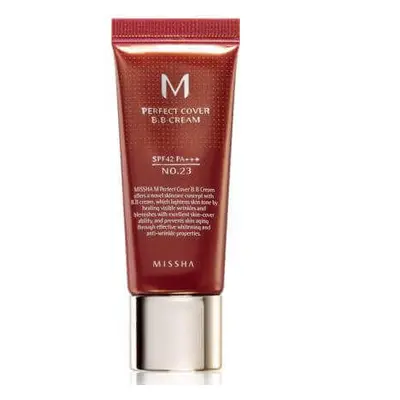 BB Cream M Perfect Cover SPF42/PA+++, tonalità 23/beige naturale, 20 ml, Missha