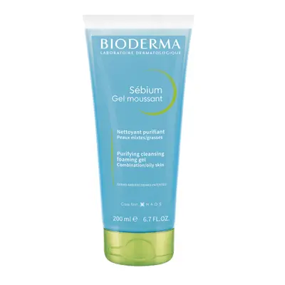 Bioderma Sebium - Gel Moussant Detergente Pelle Mista Grassa, 200ml