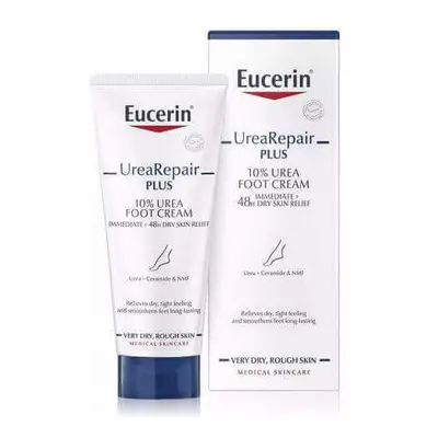 Crema per i piedi con urea al 10% UreaRepair Plus, 100 ml, Eucerin