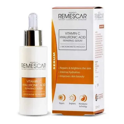 Siero riparatore con vitamina C e acido ialuronico, 30 ml, Remescar