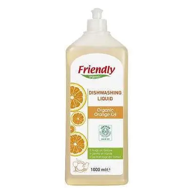 Detersivo per piatti con arance, 1000 ml, Friendly Organic