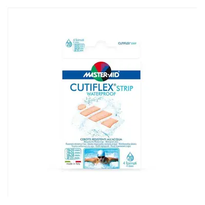 Master-Aid Cutiflex Strip Acqua Stop Cerotti Assortiti 20 Pezzi 4 Formati