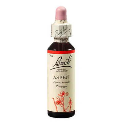 Aspen Original Bach rimedio floreale gocce di pioppo tremulo, 20 ml, Rescue Remedy