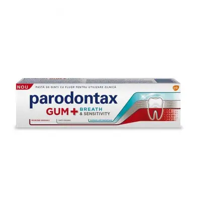 Dentifricio Parodontax Gum Breath & Sensitivity, 75 ml, Gsk