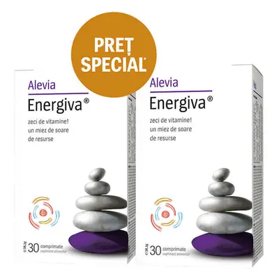 Pacchetto Energiva, 30 compresse, Alevia (prezzo speciale 1+1)