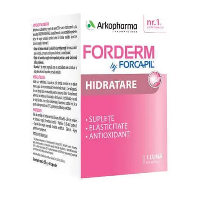 Forderm Moisturizer di Forcapil, 60 capsule, Arkopharma