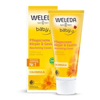 Crema corpo idratante alla calendula baby, 75 ml, Weleda