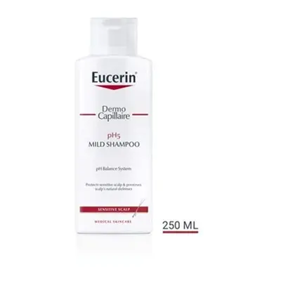 Shampoo con ph5 per cuoio capelluto sensibile Dermo Capillare Delicato, 250 ml, Eucerin