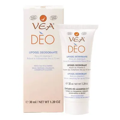 Vea Deo Lipogel Deodorante Senza Sali D'Alluminio, 30ml