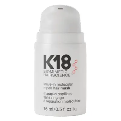 Maschera riparatrice per capelli Leave In K18, 15 ml, Aquis