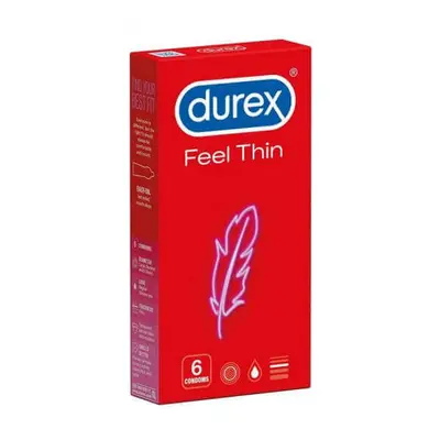 Preservativi Feel Thin, 6 pezzi, Durex