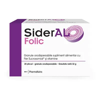 Sideral Folico, 20 bustine, Solacium Pharma