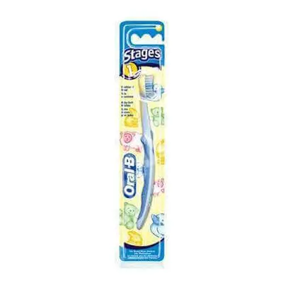 Oral B Stages 1 Spazzolino Morbido Per Bambino 4-24 Mesi 1 Pezzo CELESTE