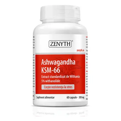 Ashwagandha KSM-66, 60 capsule, Zenyth