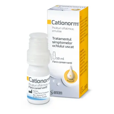 Cationorm collirio, 10 ml, Santen